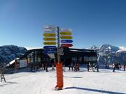 Segnaletica nel comprensorio sciistico