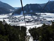 Stazione a valle con alloggi a Waidring