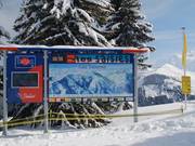 Tabellone panoramico con informazioni meteo