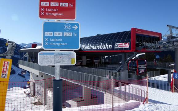 Leoganger Tal: Orientamento nei comprensori sciistici – Orientamento Saalbach Hinterglemm Leogang Fieberbrunn (Skicircus)