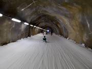 Il tunnel sciistico all’Hochjoch