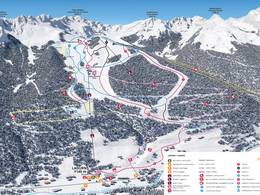 Mappa delle piste Ladurns