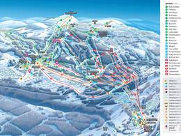 Mappa delle piste Hafjell