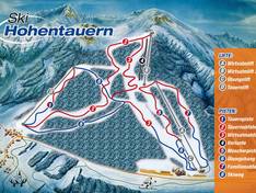 Mappa delle piste Hohentauern