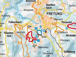 Mappa delle piste Solla - Freyung-Geyersberg