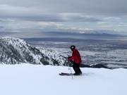 Elk Ridge con panorama sul Great Salt Lake (Großer Salzsee)
