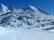 Vista sulle piste Trittalp a Zürs
