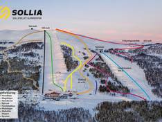 Mappa delle piste Sollifjellet