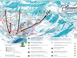 Mappa delle piste Planneralm - Donnersbach