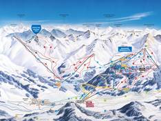 Mappa delle piste Nauders am Reschenpass - Bergkastel