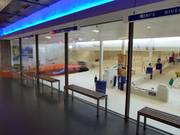 Vista dal primo piano sulle piste