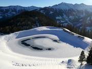 Lago artificiale per l'innevamento a Rauris