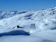 Vista dal Cassons sul Grauberg verso Crap Masegn