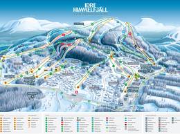 Mappa delle piste Idre Himmelfjäll
