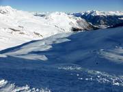 Pendii di neve fresca non protetti