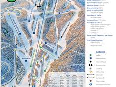 Mappa delle piste Sugar Mountain