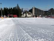 Ottima preparazione delle piste a Borovets