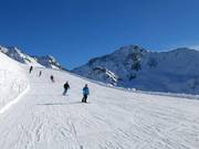 Discesa Furglerblick con il Furgler (3.004 m) sullo sfondo