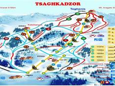 Mappa delle piste Tsaghkadzor