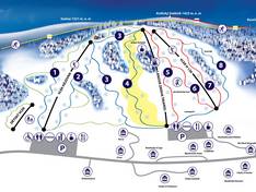 Mappa delle piste Kunčice - Pod Snezníkem