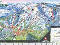 Mappa delle piste Whitefish Mountain Resort