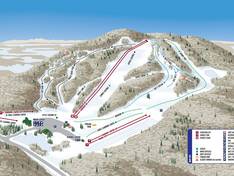 Mappa delle piste Willard Mountain - Greenwich