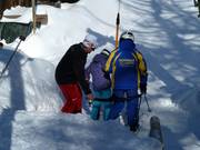 La staffa dello skilift viene consegnata