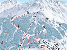Mappa delle piste Aela - Maloja