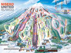 Mappa delle piste Niseko United - Annupuri/Grand Hirafu/Hanazono/Niseko Village