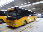 Arrivo ecologico con il PostAuto da Visp