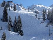 Pendii ripidi presso la seggiovia Nova