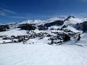 Vista sulle sistemazioni sullo Stoos