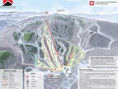 Mappa delle piste Black Mountain – Rumford