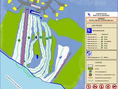 Mappa delle piste Mont Villa Saguenay