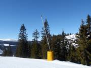 Lancia da neve a Kvitfjell