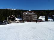 Al Passo di Monte Croce si può alloggiare direttamente sulle piste