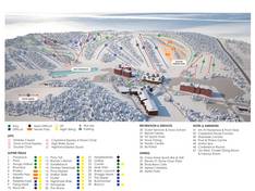 Mappa delle piste Horseshoe Resort