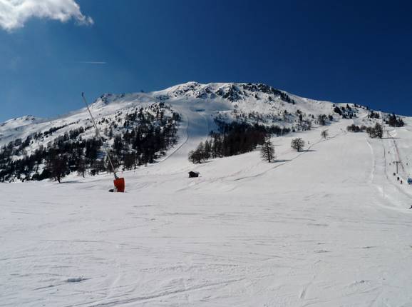 Vista sulle piste Ethérolla