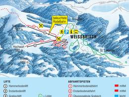 Mappa delle piste Weissbriach (Gitschtal)