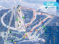 Mappa delle piste Tornik - Zlatibor