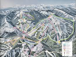 Mappa delle piste Yellowstone Club