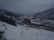 Piste di esercitazione in valle