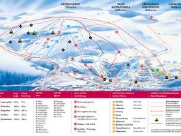 Mappa delle piste Fjällby - Björkliden