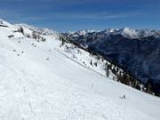 Vista sulle piste presso la Loser Alm