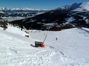 Innevamento completo nell’area sciistica