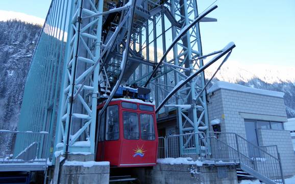 Stazione a valle più alta nel Montafon – comprensorio sciistico Silvretta Bielerhöhe - Partenen