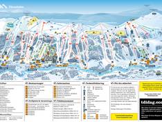 Mappa delle piste Tänndalen
