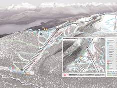 Mappa delle piste Cerro Bayo