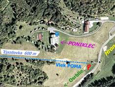 Mappa delle piste Hronec - Majer