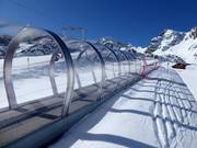 Förderband Pitztaler Gletscher - Tapis roulant/Tappeto Magico con galleria